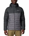 Columbia Men's Powder Lite Ii Hooded Jacket In City Grey,shark