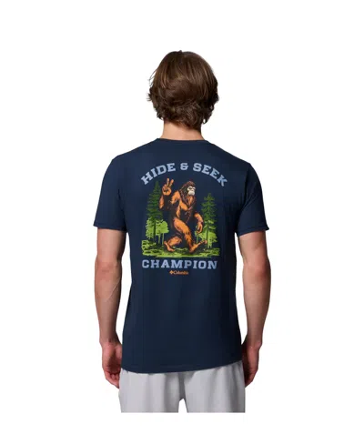 Columbia Men's Quatchy Graphic T-shirt In Blue