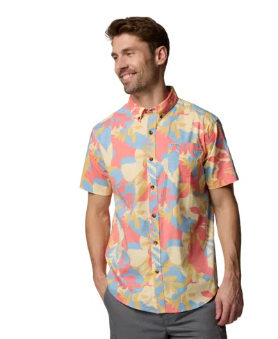 Columbia Men's Rapid Rivers Printed Short Sleeve Shirt In Multi