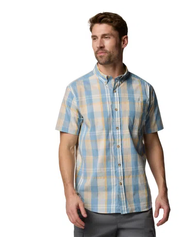 Columbia Men's Rapid Rivers Short Sleeve Shirt In Chalk Mult