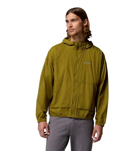 Columbia Men's Regular-fit Street Heights Windbreaker Jacket In Green
