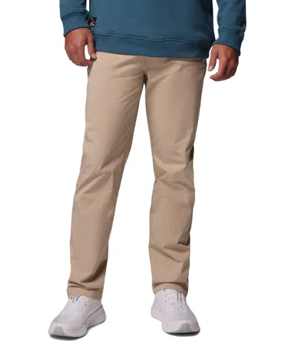 Columbia Men's Roc Five-pocket Regular-fit Pants In Brown