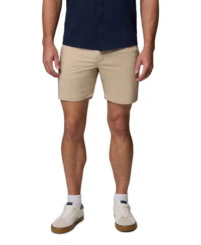 Columbia Men's Sage Peak Regular-fit Chino Shorts In Neutral