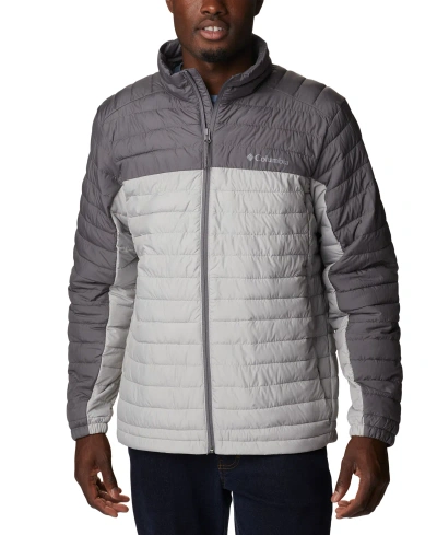 Columbia Men's Silver Falls Quilted Packable Full-zip Puffer Jacket In  Grey