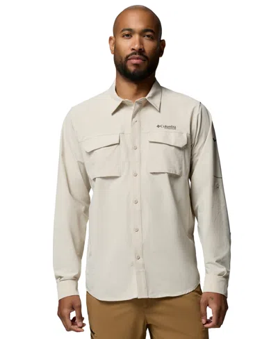 Columbia Men's Silver Ridge Elite Long-sleeve Woven Shirt In Gray