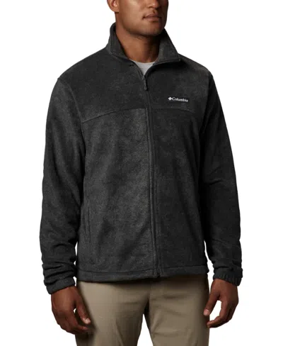 Columbia Big Boys Steens Mountain Fleece Jacket In Charcoal Heather