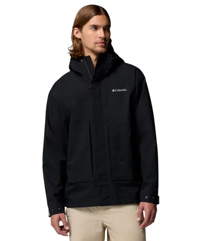 Columbia Men's Street Heights Shell Classic Hooded Jacket In Black