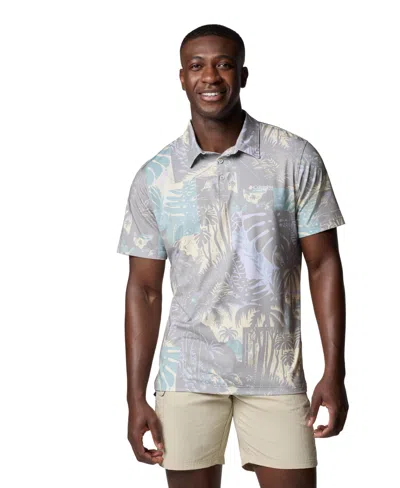 Columbia Men's Super Slack Tide Ii Stretch Polo In Lemon Wash