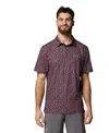 Columbia Men's Super Slack Tide Ii Stretch Polo In Nocturnal