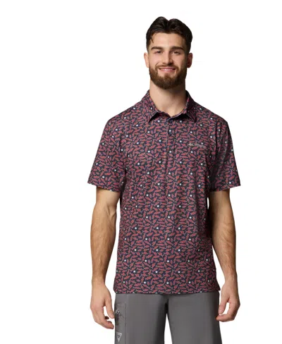 Columbia Men's Super Slack Tide Ii Stretch Polo In Nocturnal