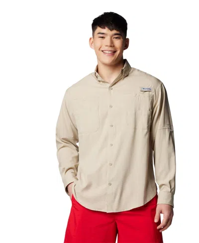 Columbia Men's Tamiami Long Sleeve Shirt In Animal Print