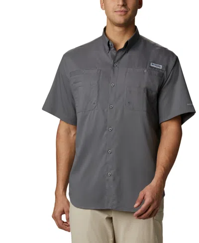 Columbia Men's Tamiami Short Sleeve Shirt In Gray