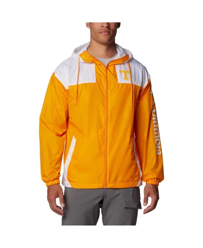 Columbia Men's Tennessee Orange Tennessee Volunteers Flash Challenger Ii Omni-shade Full-zip Hoodie Windbreak