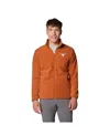 Columbia Men's Texas Orange Texas Longhorns Flanker Iv Fleece Raglan Full-zip Jacket In Texas Orange
