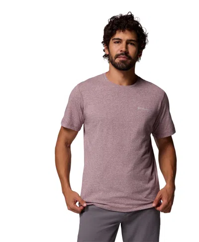 Columbia Men's Thistletown Hills Short Sleeve Shirt In Purple
