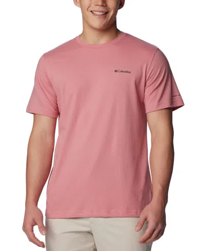 Columbia Men's Thistletown Hills T-shirt In Pink Agave