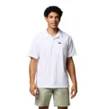 Columbia Men's Utilizer Ss Camp Shirt In White