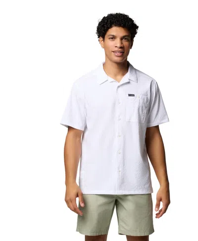Columbia Men's Utilizer Ss Camp Shirt In White
