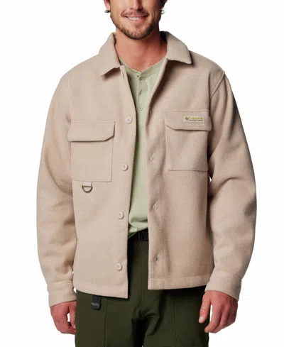 Columbia Men's Wallowa Button-front Shirt Jacket In Crushed Clay