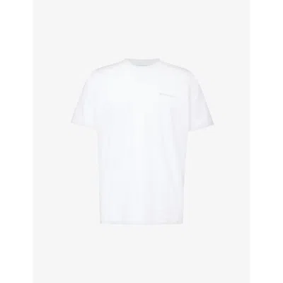 Columbia Mens White Explorers Canyon Graphic-print Cotton-jersey T-shirt