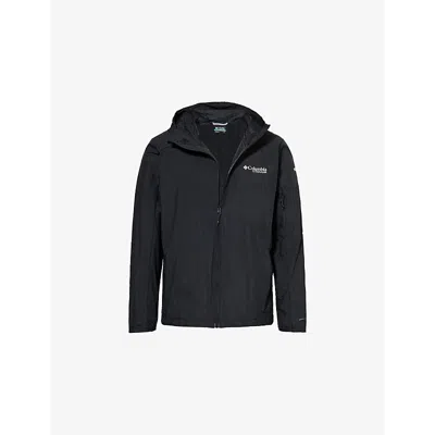 Columbia Mens Loop Trail Ii Windbreaker In Black In Black Fabric