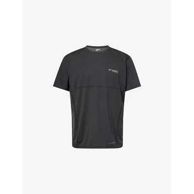 Columbia Mens River Pro Logo-print Woven T-shirt Black