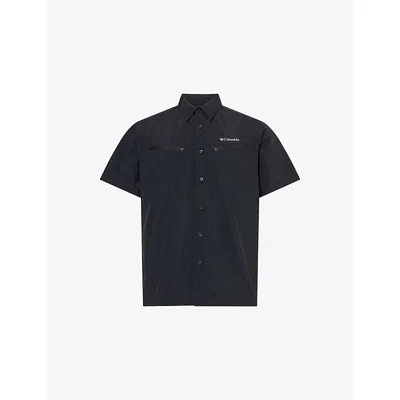 Columbia Mens Mountaindale Two-zip-pockets Woven Shirt Black