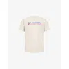 Columbia Mens Logo-print Crew-neck Cotton T-shirt Dark Stone