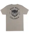 COLUMBIA MENS SHORT SLEEVE STAY WILD GRAPHIC T-SHIRT