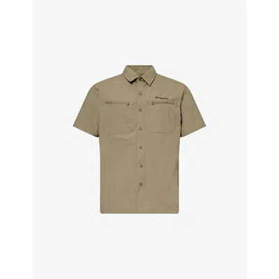 Columbia Mens  Mountaindale Boxy-fit Waterproof Shirt In Stone Green