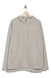 Columbia Mesa Hooded Soft Shell Jacket In Flint Grey