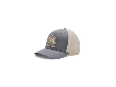 Columbia Mesh Ball Cap Caps City Grey/dark Stone: Xxl (7 3/8-8) In Blue