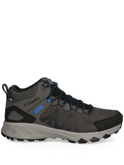 Columbia Mesh-panel Lace-up Hiking Boots In Black