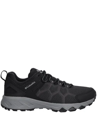 Columbia Mesh-panelled Trail Sneakers In Black