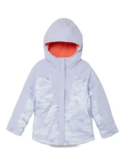Columbia Kids' Mighty Mogul™ Iii Panelled-print Ski Jacket In Gray