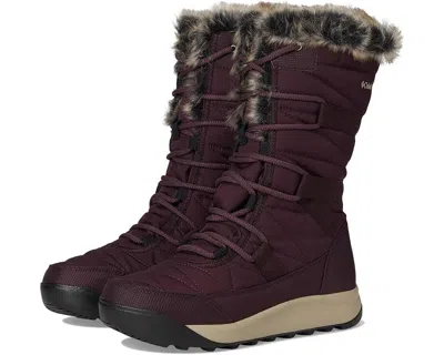 Columbia Minx Iv Womens 10.5 Purple Faux Fur Lined Mid Calf Winter Boots Khd1995