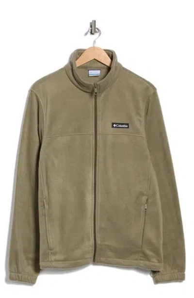 Columbia Mount Grant Fleece Full Zip Jacket In Green