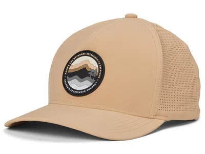 Columbia Mountaincap 3d Stretch Snap Back Beanies Canoe/circular Linescape: One Size In Brown