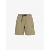 COLUMBIA COLUMBIA MEN'S STONE GREEN MOUNTAINDALE INTEGRATED-BELT SHELL SHORTS