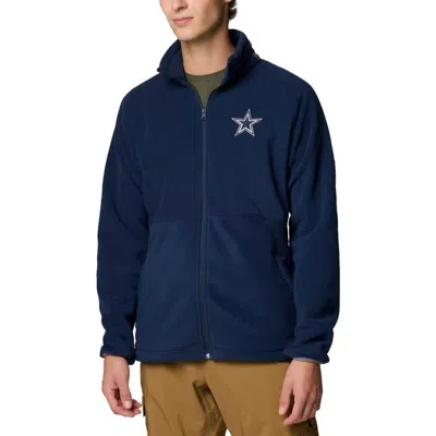 Columbia Navy Dallas Cowboys Flanker Iv Fleece Full-zip Jacket
