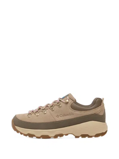 Columbia Newton Alpine Low Lace-up Sneakers In Gold