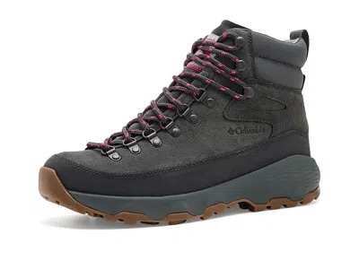 Columbia Newton Alpine Pt Women's Hiking Boots Grill/cactus: 9 B - Medium, Suede In Black