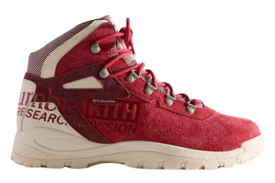 Pre-owned Columbia Newton Ridge Kith Red In Red/cream