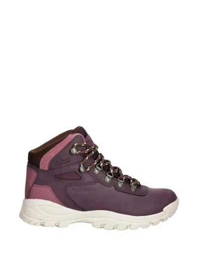 Columbia Newton Ridge™ Waterproof Panelled Hiking Boots In Purple