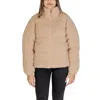 Columbia Nylon Jackets & Women's Coat In Beige