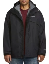 Columbia Mens Wahkeena Falls Ii 3l Waterproof Hiking Shell In Black Fabric