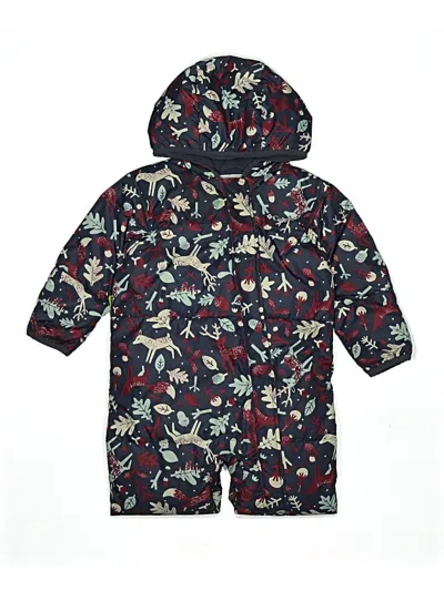 Pre-owned Columbia Kids' One Piece Snowsuit In Blue