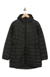 Columbia Pacific Locks Water Repellent Hooded Puffer Jacket In Black