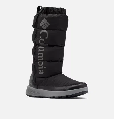 Columbia Paninaro Omni-heat 1917951-010 Women's Black Tall Snow Boots Jobb1322