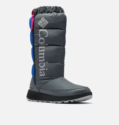 Columbia Paninaro Omni-heat Ski Boots Women's Graphite Waterproof Jobb1771 In Gray